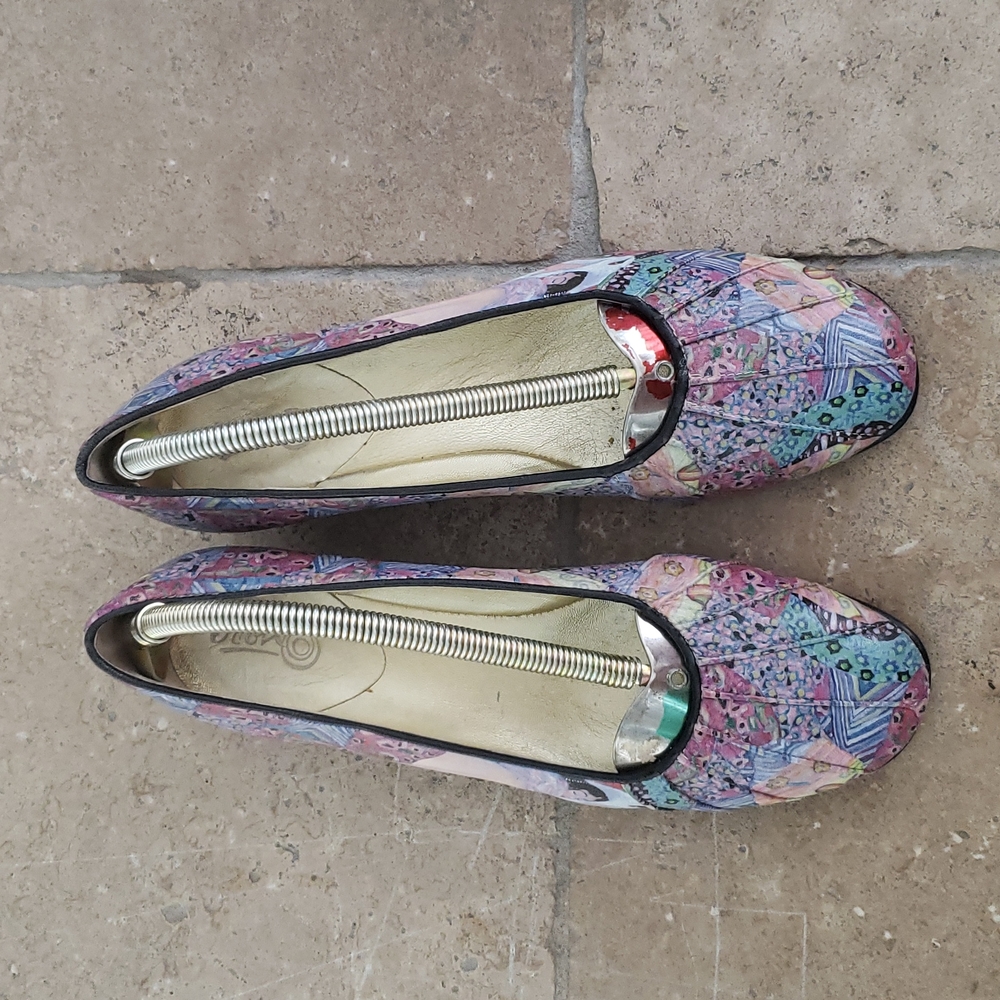 Vintage ICON SHOES- Artist GUSTAV KLIMT